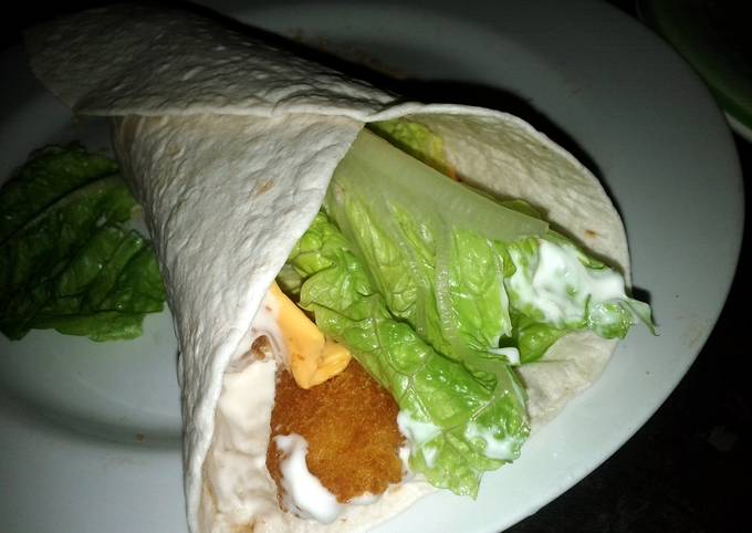 Fish finger wrap