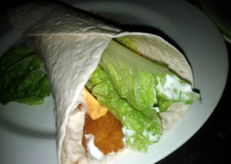 Recipe of Ultimate Fish finger wrap