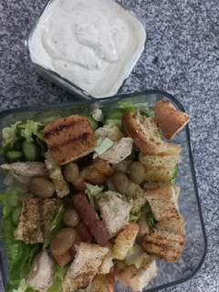 عکسی از دستور سالاد کاهو و خیار
