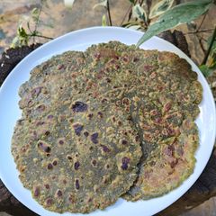A picture of Palak Paratha.