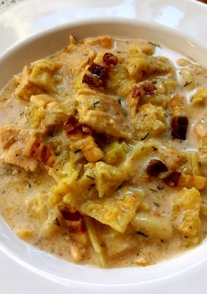 Kelkáposztaleves recept fotója