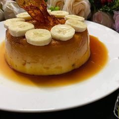 A picture of Bread Custard Pudding.