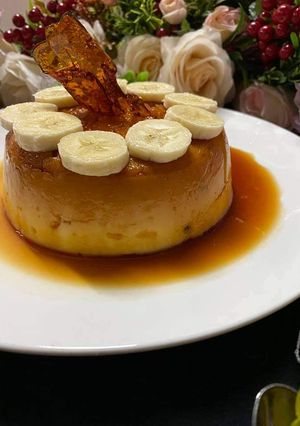 A picture of Bread Custard Pudding.