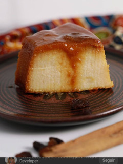 Una foto de Budín de pan fácil