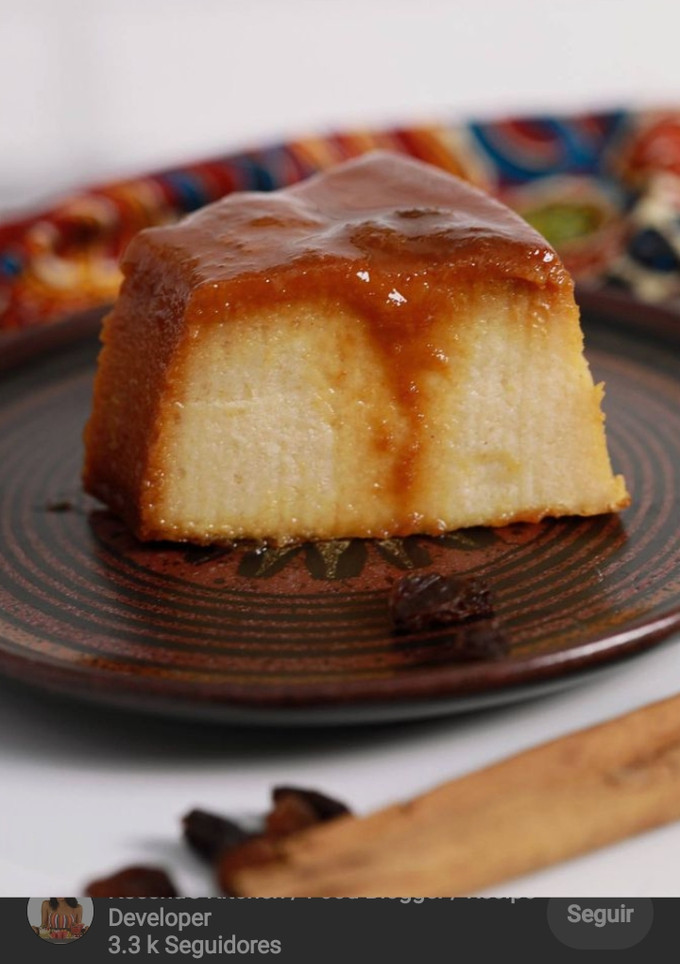 Una foto de Budín de pan fácil
