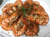 Udang masak kecap asin