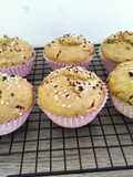 Muffin Bao Nana (baobab + banana) guna senduk nasi