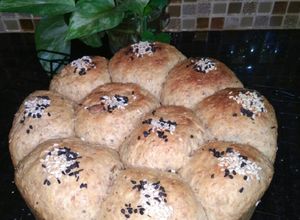 Foto resep Roti Gandum (Whole Wheat) Kacang2an Dan Biji2an Metode Tangzhong