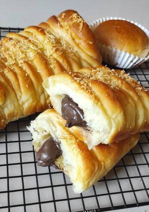 Foto resep Roti skm isi pisang coklat