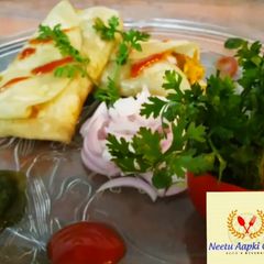 A picture of Paneer Frankie Paneer Rolls.