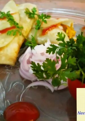 A picture of Paneer Frankie Paneer Rolls.