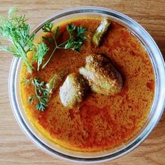 A picture of Eggplant curry.