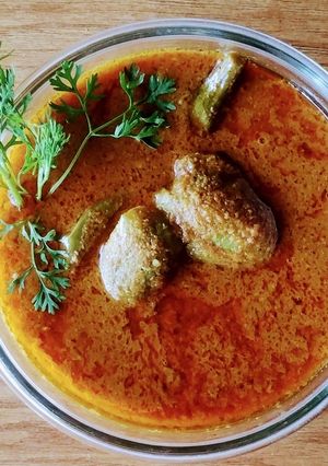 A picture of Eggplant curry.