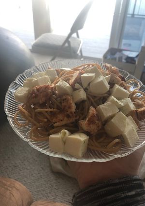 A picture of Summer spaghetti.