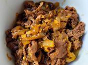 Gambar daging slice saus tiram