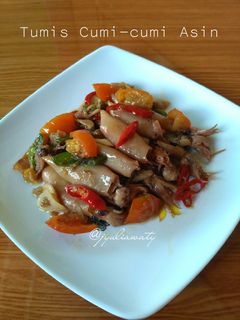 Foto resep Tumis Cumi Asin