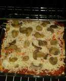 Lasaña de carne con champiñones