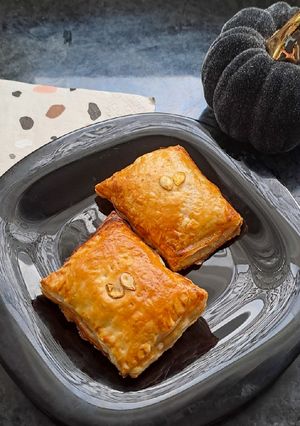 Sütőtökös derelye recept fotója