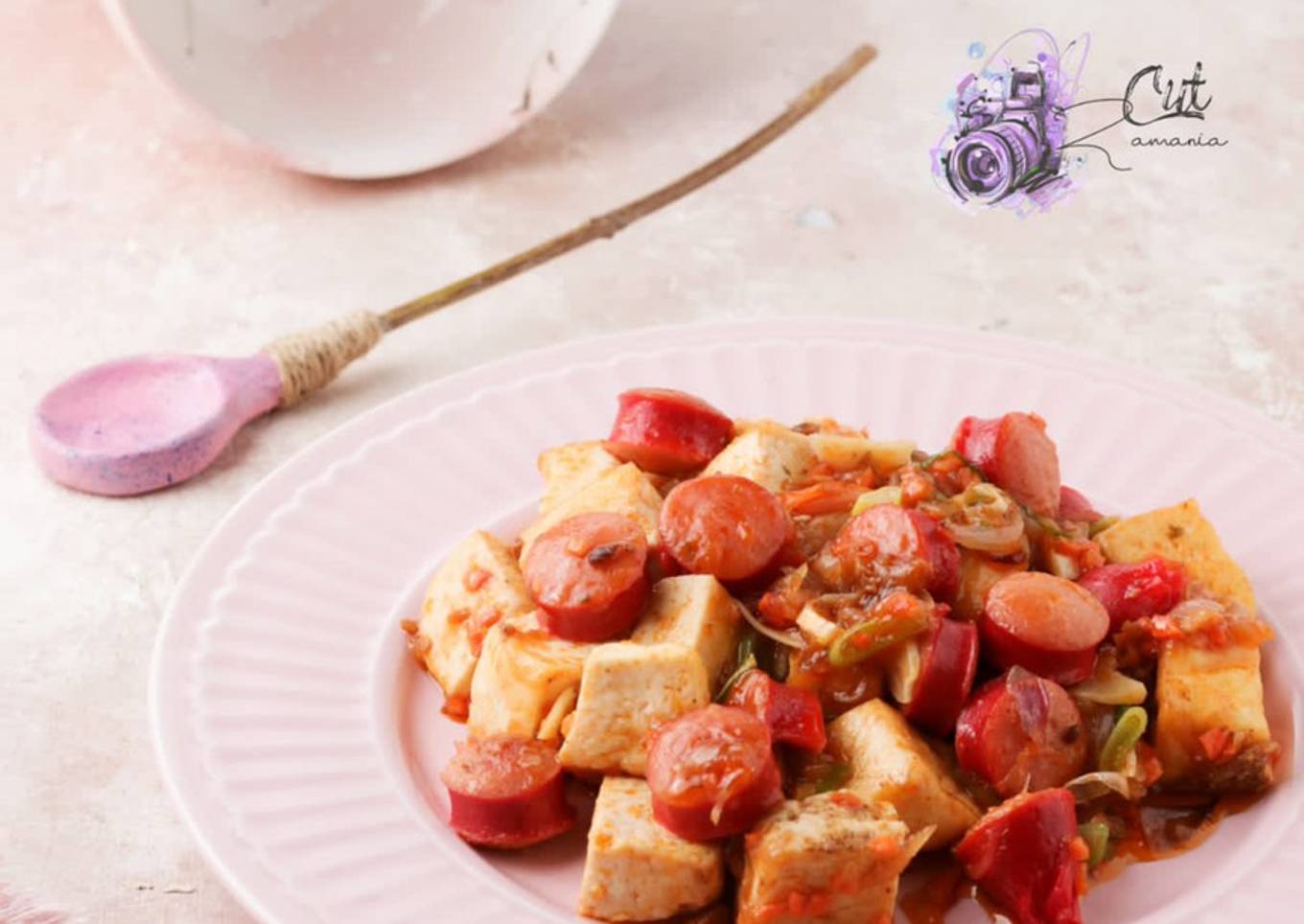 Sosis tahu bolognese