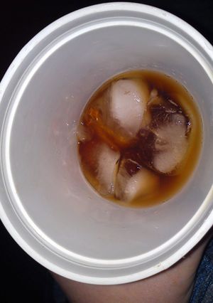 A picture of mcdonalds sweet tea.