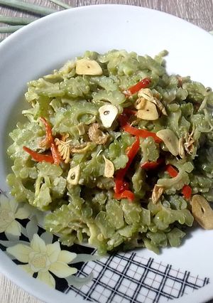 Foto resep Tumis Pare Bumbu Kemiri
