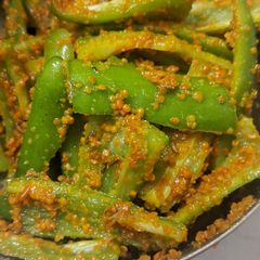 A picture of Winter Special Pickled Chilies.