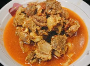 Hình của món Bò kho gừng.