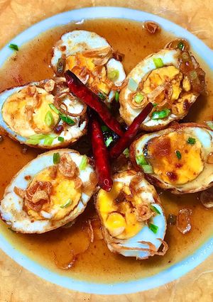 รูปของ EGG WITH TAMARIND SAUCE | ไข่ลูกเขย