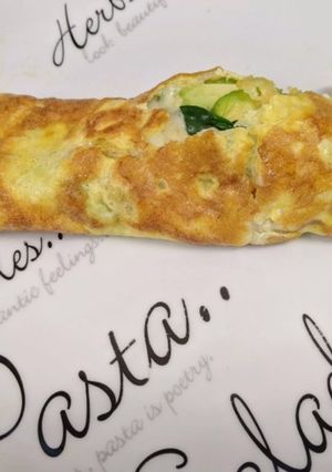 รูปของ แพนเค้กไข่ สายคีโต eggpancake/ Keto