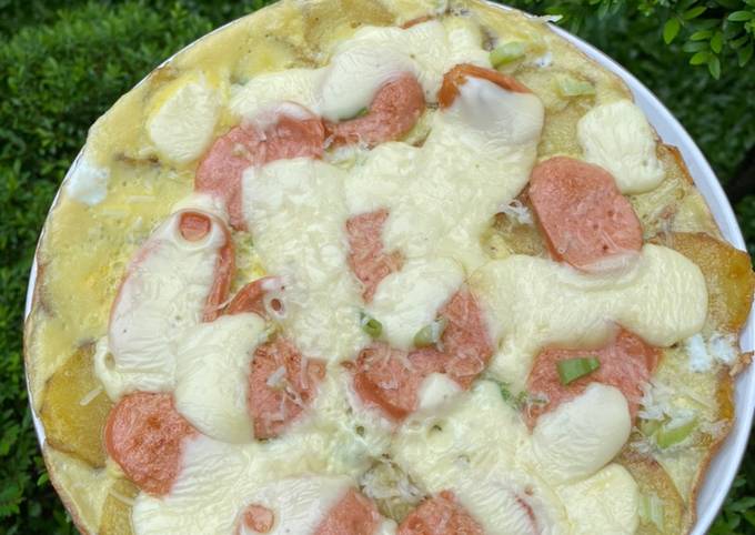 Pizza kentang teflon