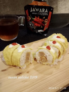 Foto resep Chicken nugget sushi