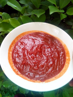 A picture of Homemade ketchup.