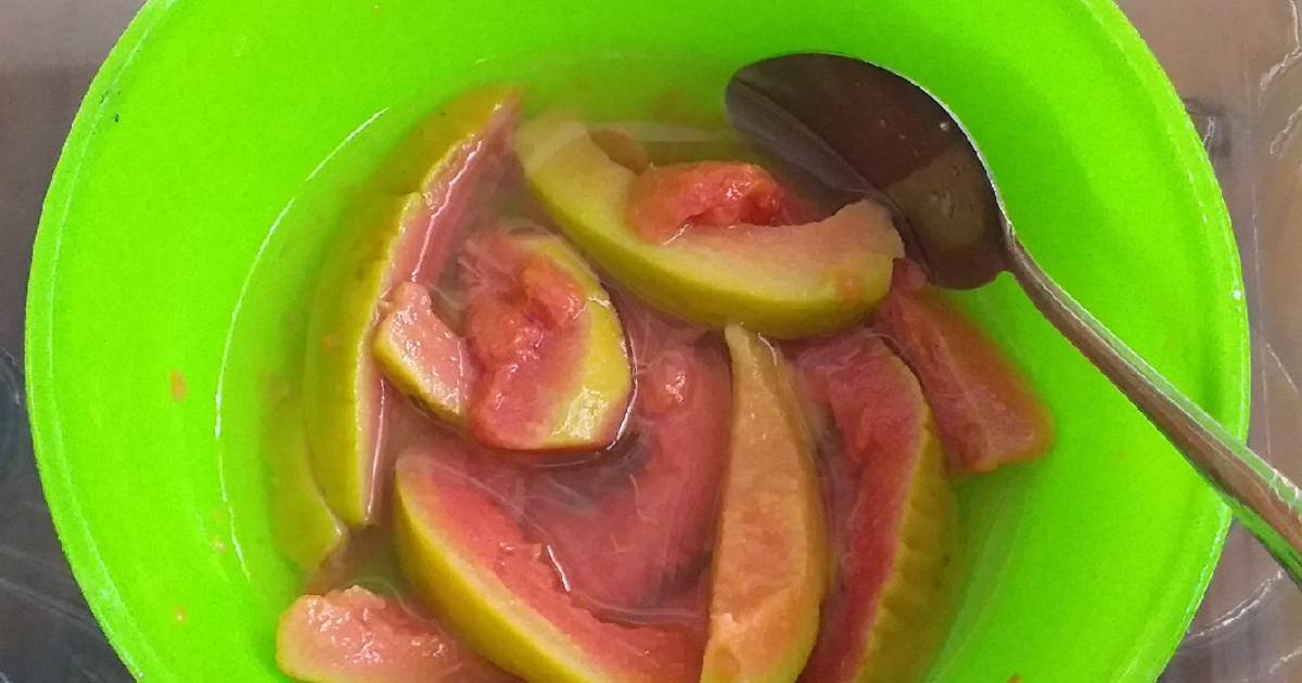 Resep Setup Jambu Biji Merah Jadul Oleh Bunda Enjun Cookpad