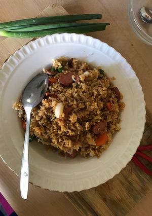 Foto resep Sego goreng sosis vossenlaan sultan