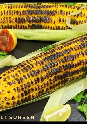 A picture of Roasted Sweet Corn !!.