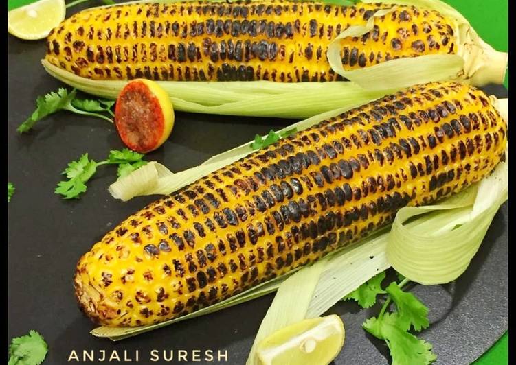 Recipe of Super Quick Homemade Roasted Sweet Corn !!