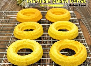 Foto resep Donat Panggang Labu Orange GlutenFree