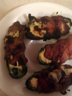 A picture of Grilled Jalopeno Poppers.