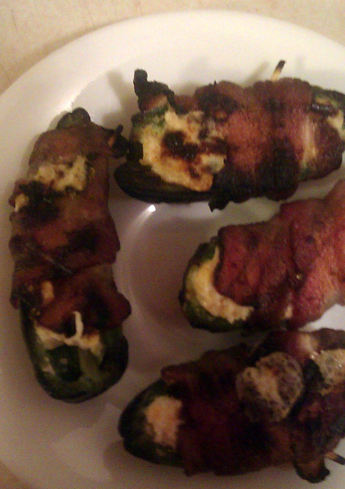 A picture of Grilled Jalopeno Poppers.