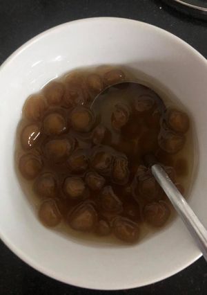 Hình của món Sữa tươi trân châu đường đen.