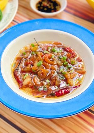 Hình của món Kho Quẹt Tôm Khô.
