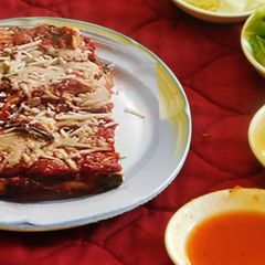 A picture of Healthy nutrient rich mouth watering Lasagna.