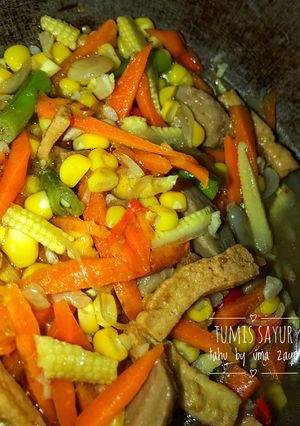 Foto resep Tumis sayur tahu