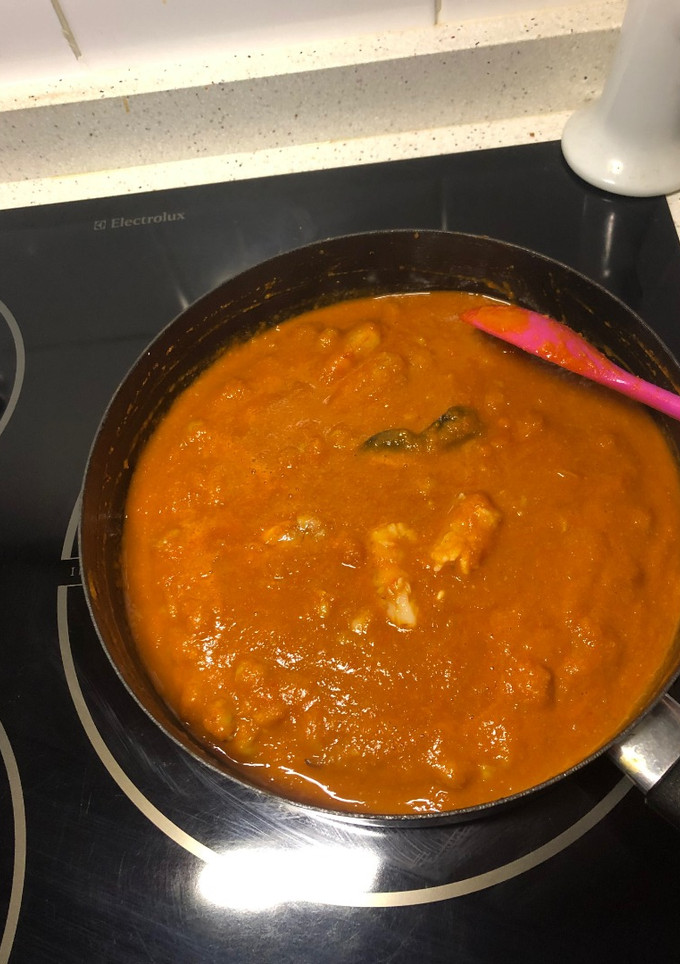 Una foto de Garbanzos con langostinos