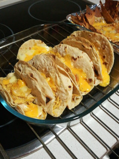 Una foto de Fajitas de pollo con queso