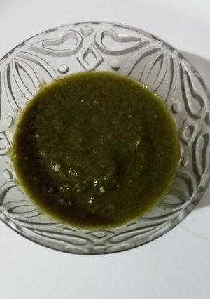 A picture of Spicy Green Chutney.