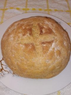 Una foto de Pan de Campo Integral CaseroHogaza Sin Gluten