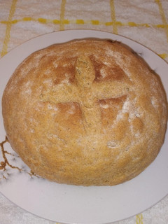 Una foto de Pan de Campo Integral CaseroHogaza Sin Gluten