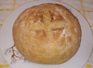 Una foto de Pan de Campo Integral CaseroHogaza Sin Gluten