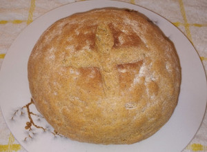 Una foto de Pan de Campo Integral CaseroHogaza Sin Gluten
